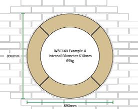 Window Surround – Circular 140mm