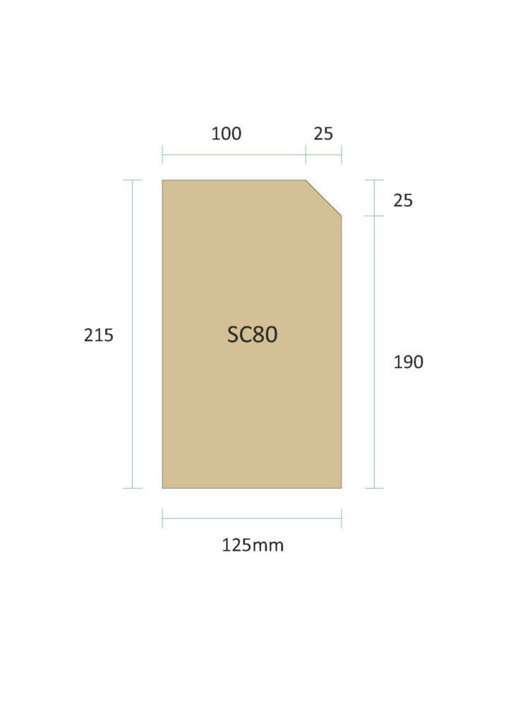 String Course - Three Brick SC80 - Cranborne Stone