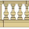 Vaux-Le-Vicomte Balustrade - Style 7