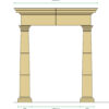 Cast Stone Portico - A - Image 4