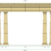 Cast Stone Portico - B