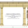 Cast Stone Portico - C
