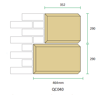 Quoins – Chamfered