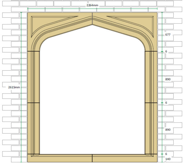 Gothic Door Surround